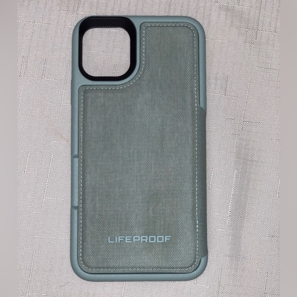 LifeProof Flip Wallet iPhone Case Drop Protective Cover 11 Pro apple mint green - Picture 6 of 11